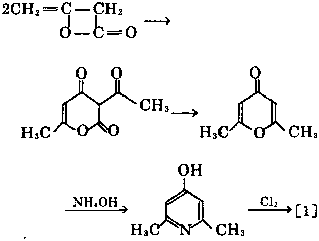 双乙烯酮制备氯羟吡啶