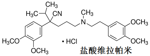 盐酸维拉帕米 化学结构式