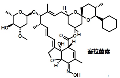 塞拉菌素的结构式