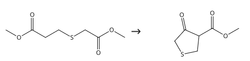 Methyl 4-oxotetrahydrothiophene-3-carboxylate synthesis