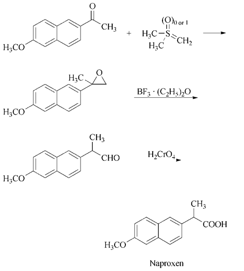 synthesis of Naproxen