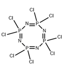 2,2,4,4,6,6,8,8-octachloro-2,2,4,4,6,6,8,8-octahydro-1,3,5,7,2,4,6,8-tetraazatetraphosphocine  pictures