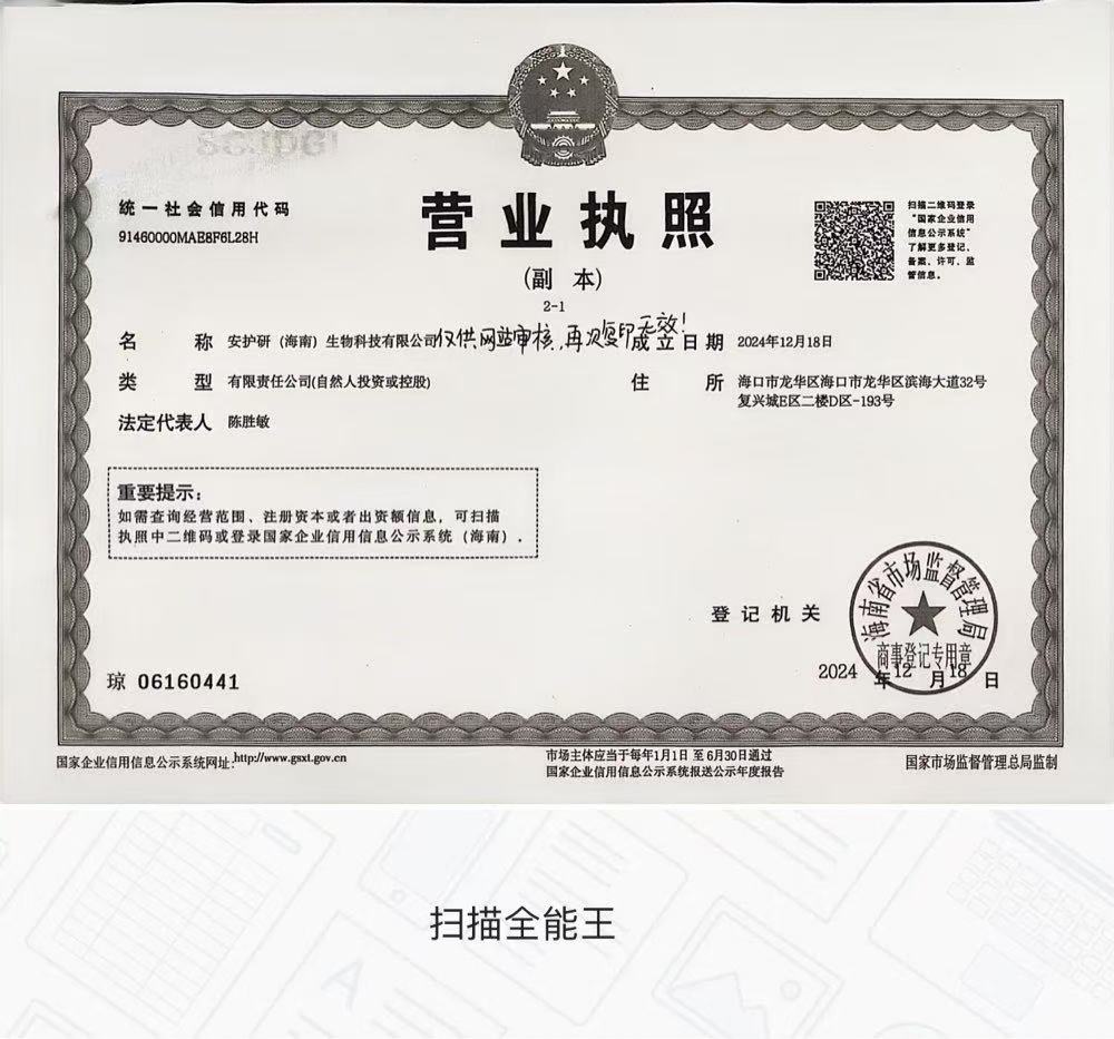 Business License Of EnterpriseLegal Person