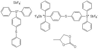 三芳基六氟锑酸硫鎓盐