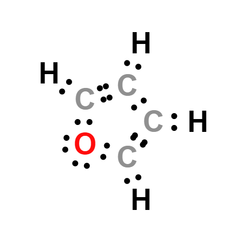 c4h4o lewis structure