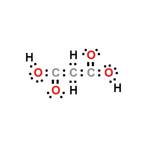ch2(cooh)2 lewis structure