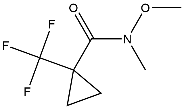 N-甲氧基-N-甲基-1-(三氟甲基)环丙烷-1-甲酰胺,1011460-56-2,结构式
