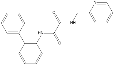 N1-([1,1'-联苯基]-2-基)-N2-(吡啶 2-基甲基)草酰胺,2909486-87-7,结构式