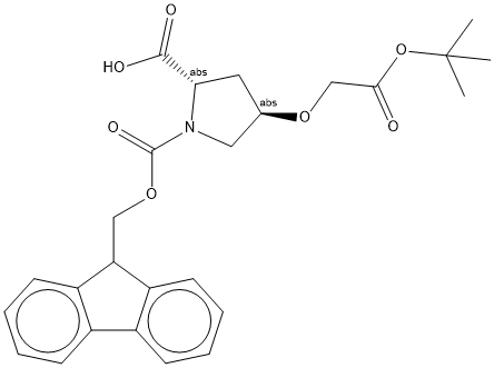  (2S,4R)-1-(((9H-fluoren-9-yl)methoxy)carbonyl)-4-(2-(tert-butoxy)-2-oxoethoxy)pyrrolidine-2-carboxylic acid