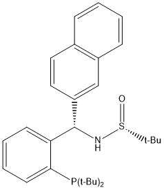 2565792-62-1 [S(R)]-N-[(S)-[2-(Di-tert-butylphosphino)phenyl[(2-naphthalenyl)methyl]-2-methyl-2-propanesulfinamide