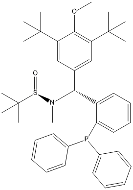  [S(R)]-N-[(R)-[3,5-二叔丁基-4-甲氧基苯基][2-(二苯基膦)苯基]甲基]-N-甲基-2-叔丁基亚磺酰胺