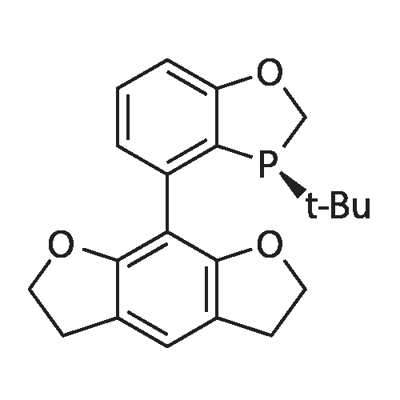 Benzo[1,2-b:5,4-b']difuran, 8-[(3S)-3-(1,1-dimethylethyl)-2,3-dihydro-1,3-benzoxaphosphol-4-yl]- Structure