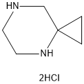 4,7-Diaza-spiro[2.5]octane dihydrochloride Struktur