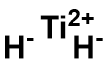 二氢化钛,7704-98-5,结构式