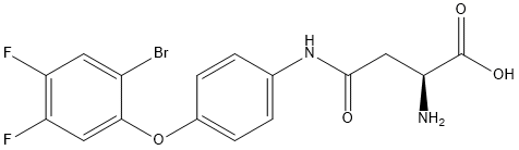 N-[4-(2-BROMO-4,5-DIFLUOROPHENOXY)PHENYL]-L-ASPARAGINE