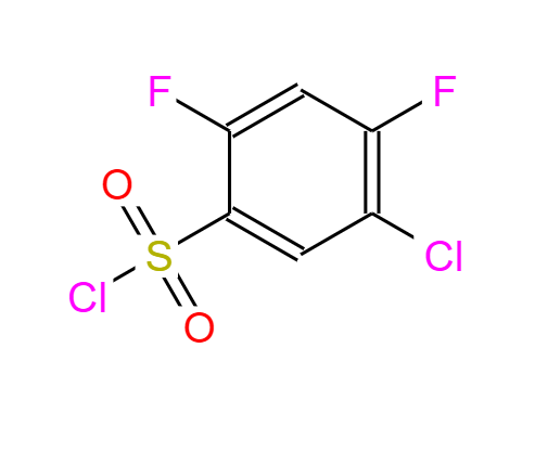 5-氯-2,4-二氟苯磺酰氯  CAS: 13656-57-0 工厂直销,工艺成熟，成本在行业有优势 产品图片