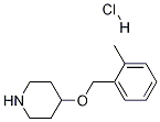 4-[(2-METHYLBENZYL)OXY]PIPERIDINE HYDROCHLORIDE Structure
