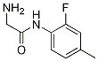 2-amino-N-(2-fluoro-4-methylphenyl)acetamide 结构式