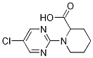 1-(5-Chloro-pyrimidin-2-yl)-piperidine-2-carboxylic acid Struktur