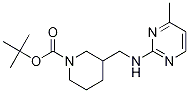 3-[(4-Methyl-pyrimidin-2-ylamino)-methyl]-piperidine-1-carboxylic acid tert-butyl ester Structure