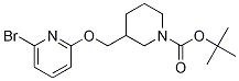 3-(6-Bromo-pyridin-2-yloxymethyl)-piperidine-1-carboxylic acid tert-butyl ester Struktur