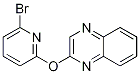 2-(6-Bromo-pyridin-2-yloxy)-quinoxaline Structure