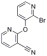 2-(2-Bromo-pyridin-3-yloxy)-nicotinonitrile Struktur