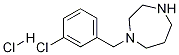 1-(3-Chloro-benzyl)-[1,4]diazepane hydrochloride Struktur