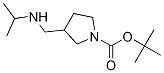 3-(Isopropylamino-methyl)-pyrrolidine-1-carboxylic acid tert-butyl ester Structure