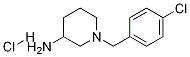 1-(4-Chloro-benzyl)-piperidin-3-ylamine hydrochloride 化学構造式