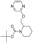2-(Pyrazin-2-yloxymethyl)-piperidine-1-carboxylic acid tert-butyl ester Structure