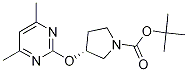 (R)-3-(4,6-Dimethyl-pyrimidin-2-yloxy)-pyrrolidine-1-carboxylic acid tert-butyl ester Structure