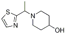 1-(1-Thiazol-2-yl-ethyl)-piperidin-4-ol Struktur