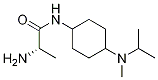 (1R,4R)-(S)-2-AMino-N-[4-(isopropyl-Methyl-aMino)-cyclohexyl]-propionaMide Structure