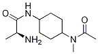 (1R,4R)-(S)-N-[4-(Acetyl-Methyl-aMino)-cyclohexyl]-2-aMino-propionaMide 化学構造式