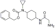 (1R,4R)-[4-(2-AMino-acetylaMino)-cyclohexyl]-cyclopropyl-carbaMic acid benzyl ester Struktur