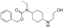 (1R,4R)-Ethyl-[4-(2-hydroxy-ethylaMino)-cyclohexyl]-carbaMic acid benzyl ester Struktur