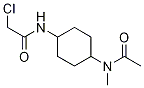 (1R,4R)-N-[4-(Acetyl-Methyl-aMino)-cyclohexyl]-2-chloro-acetaMide Struktur