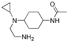 (1R,4R)-N-{4-[(2-AMino-ethyl)-cyclopropyl-aMino]-cyclohexyl}-acetaMide,,结构式