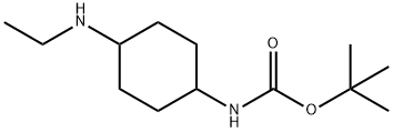 (4-EthylaMino-cyclohexyl)-carbaMic acid tert-butyl ester Structure