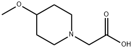 (4-Methoxy-piperidin-1-yl)-acetic acid Struktur