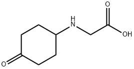 (4-Oxo-cyclohexylaMino)-acetic acid Structure