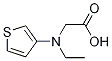 N-甲基-N-(噻吩-3-基甲基)甘氨酸, 1154635-60-5, 结构式