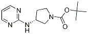 (R)-3-(嘧啶-2-基氨基)-吡咯烷-1-羧酸叔丁基酯,,结构式