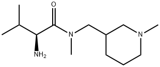 (S)-2-AMino-3,N-diMethyl-N-(1-Methyl-piperidin-3-ylMethyl)-butyraMide Structure