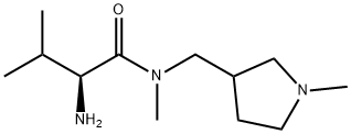 (S)-2-AMino-3,N-diMethyl-N-(1-Methyl-pyrrolidin-3-ylMethyl)-butyraMide Struktur