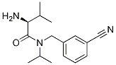 (S)-2-AMino-N-(3-cyano-benzyl)-N-isopropyl-3-Methyl-butyraMide Structure