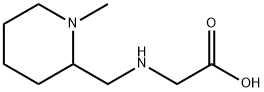 [(1-甲基-哌啶-2-基甲基)-氨基]-乙酸 结构式