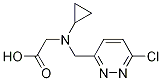 [(6-Chloro-pyridazin-3-ylMethyl)-cyclopropyl-aMino]-acetic acid 化学構造式