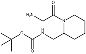 [1-(2-AMino-acetyl)-piperidin-2-ylMethyl]-carbaMic acid tert-butyl ester 结构式